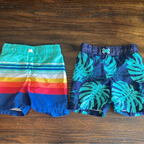 Cat & Jack Swim 2 Cat Jack Boys 3t Swim Trunks Has Tag Cut Out